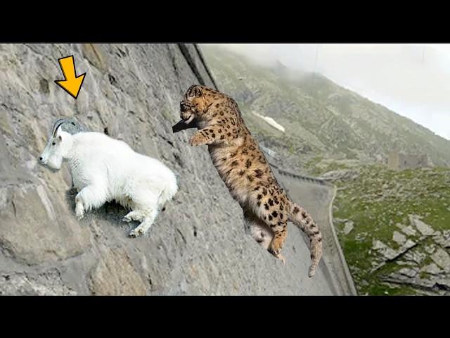 THE LEOPARD DIDN'T KNOW THE GOAT WAS GOING TO DO THIS