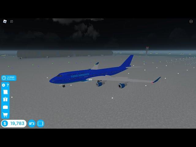 Roblox Cabin Crew Simulator - Boeing 747-400 from NYC to Paris