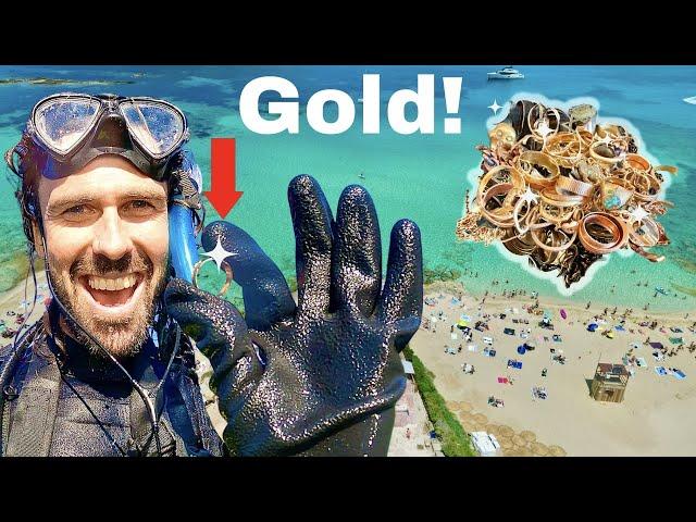 Underwater Metal Detecting Ibiza's Most Beautiful Beaches for Lost Gold