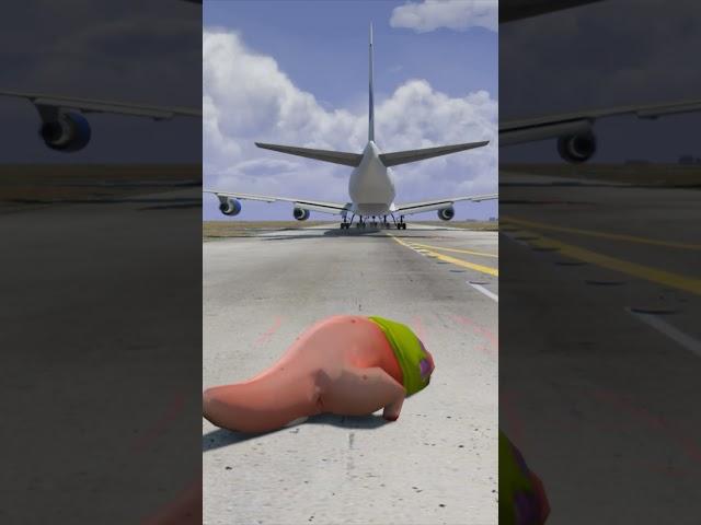 When Plane Hits Bob in GTA V Runway Scene! ️ Insane Crash You Won’t Believe #short #shortfeed