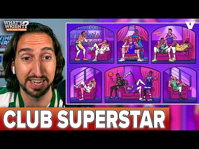 Nick Wright's NBA CLUB SUPERSTAR: LeBron & Steph Curry in? Embiid & AD kicked out, Haliburton debut