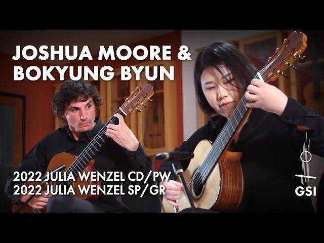 Charles Ives' "The Alcotts" performed by Joshua Moore & Bokyung Byun on 2022 Julia Wenzel guitars