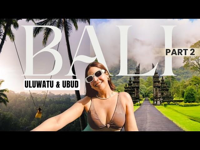 BALI Travel Vlog| Exploring UBUD & ULUWATU- Best Things To Do| MUST WATCH! 2024