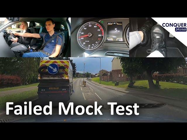 Failed Mock Driving Test UK - 6 reasons