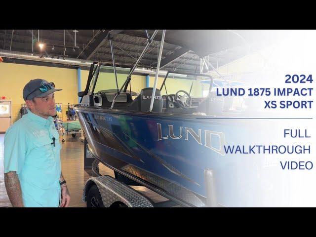 2024 Lund 1875 Impact XS Sport Full Walkthrough | Fish & Ski Marine Lake Ray Roberts