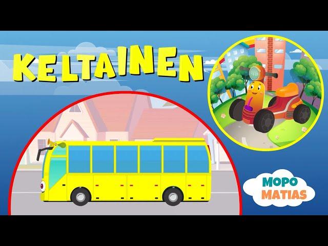 Pieni Bussi | Bussi laulu | Opi värejä  | Mopo Matias  |  Wheels on the bus| lastenlaulut