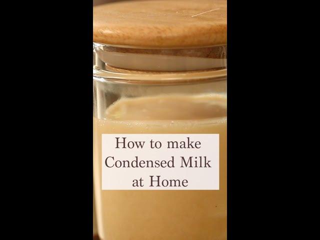 How to Make Condensed Milk at Home | #Shorts | Sanjeev Kapoor Khazana