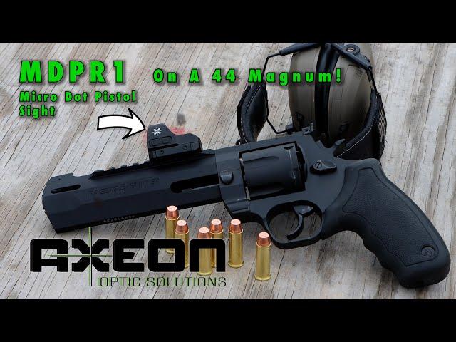 Axeon Optics MDPR1 Micro Dot Sight on a 44 Magnum Pistol