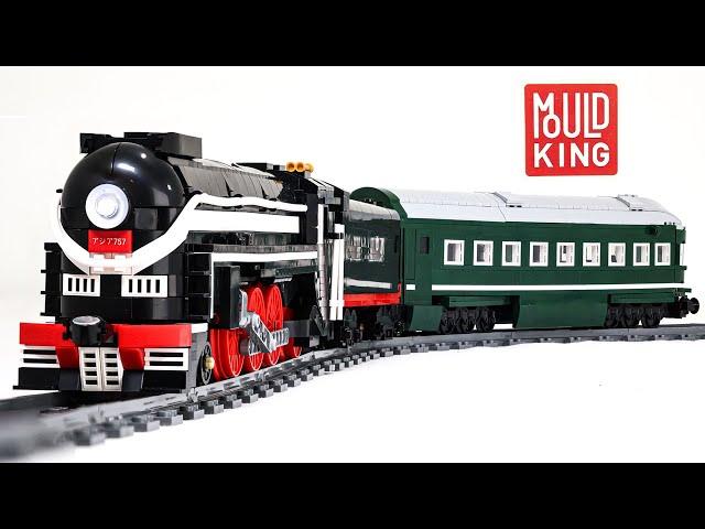 Mould King 12005 SL7 Asia Express Train Set Building Blocks Bricks Unboxing & Testing