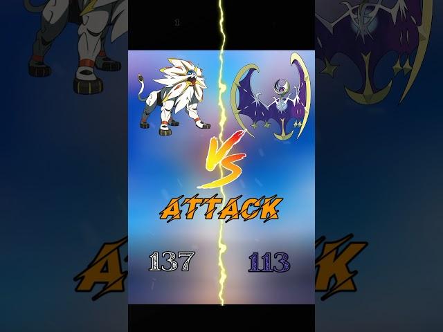 Solgaleo Vs Lunala ||#pokemon #shorts