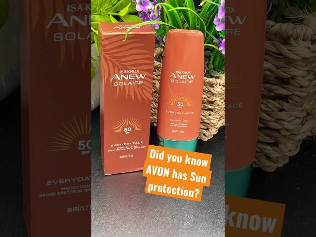 AVON Isa Knox ANEW Solaire Suncreen #avon #avonrep #beauty  #suncreen #summer #sunprotection