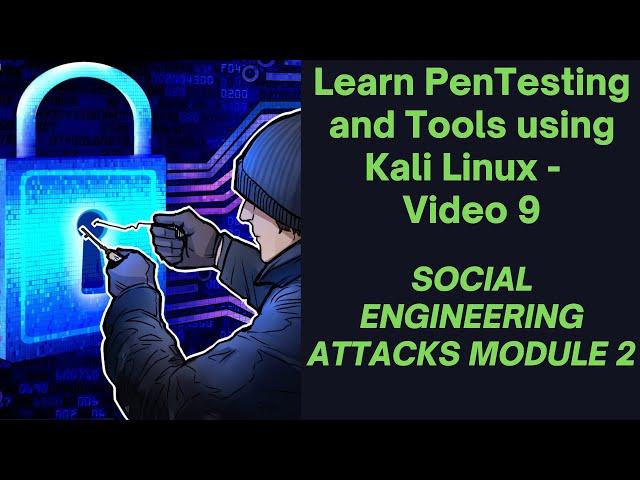 How to use Social Engineering Toolkit in Kali Linux for Phishing - Video 9 SET  WATCH NOW!