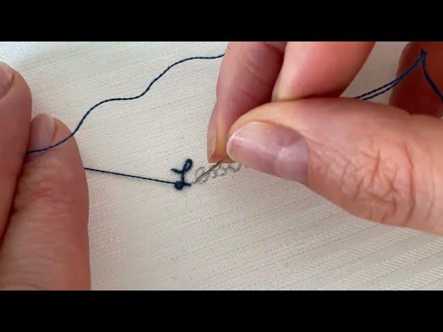 Вышивка надписи| Embroidery letters for beginners