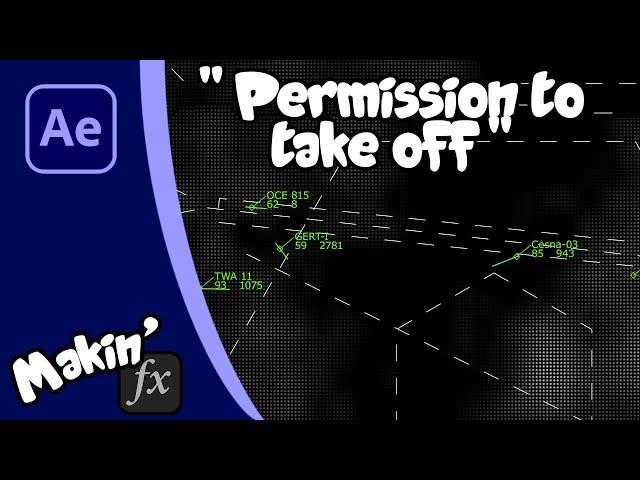 Create an Air Traffic Control Display in After Effects