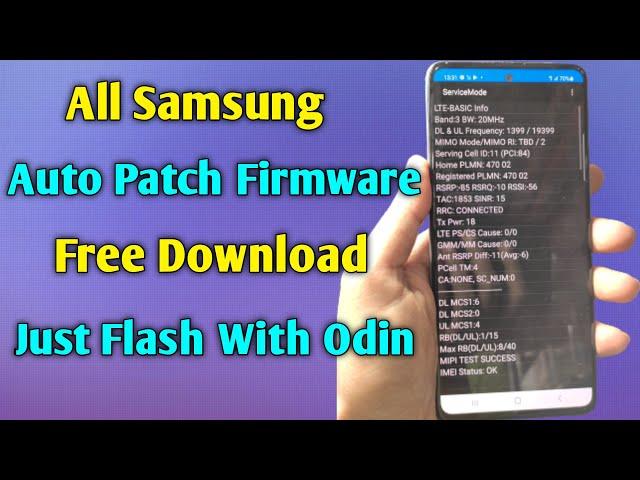 All Samsung Auto Patch Firmware Free | Samsung No Service Emergency Call Only Fix After Imei Repair