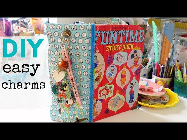 HOW TO MAKE JOURNAL CHARMS | Easy Removable DIY Charms