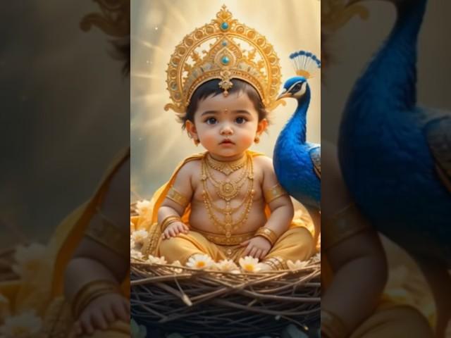 Divine Baby Lord Murugan’s Joyful Dance with Peacock | Spiritual Animation #shorts