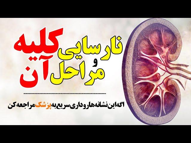 نارسایی کلیه چیست و چه علائم و مراحلی دارد؟ #کلیه