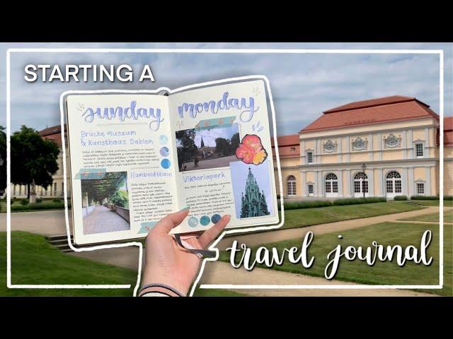 My Travel Journal Setup | Trip To Berlin | Travel Journal With Me