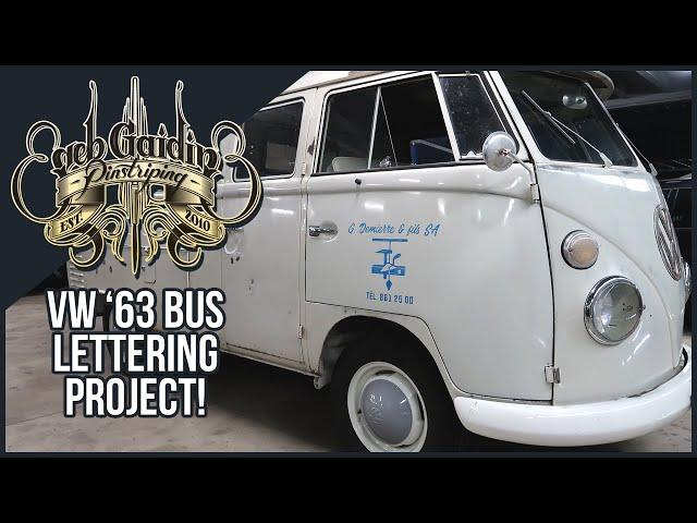 VW '63 bus - lettering project!