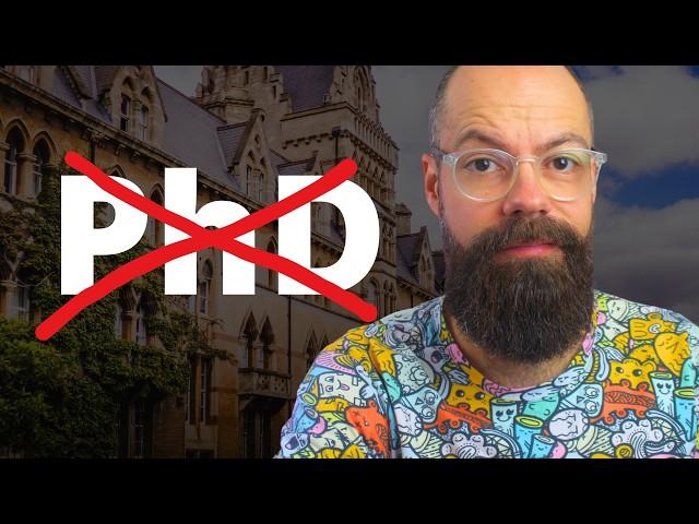 5 Signs You Should NOT Do a PhD - The Truth No One Talks About