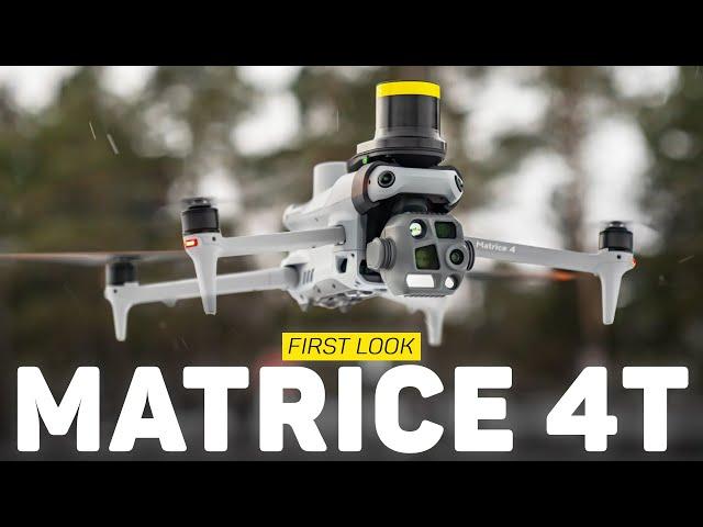 DJI Matrice 4T First Look & Flight (Early Preview)