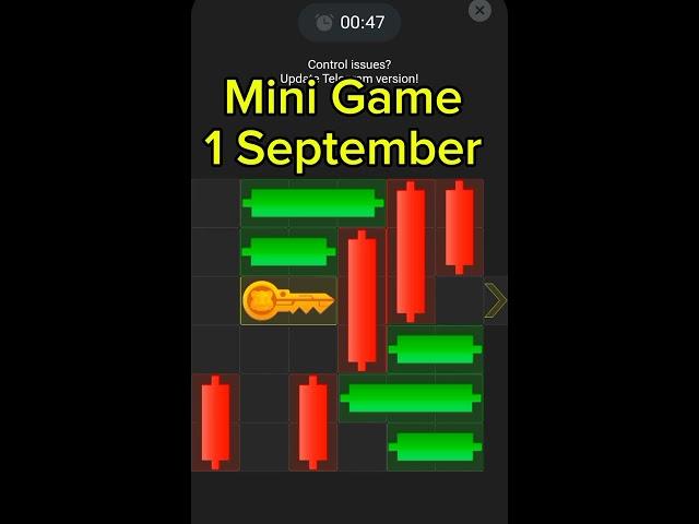 Mini Game Today 1 September Hamster Kombat How to Solve Mini Game Puzzle in Hamster Kombat 100%SOLVE