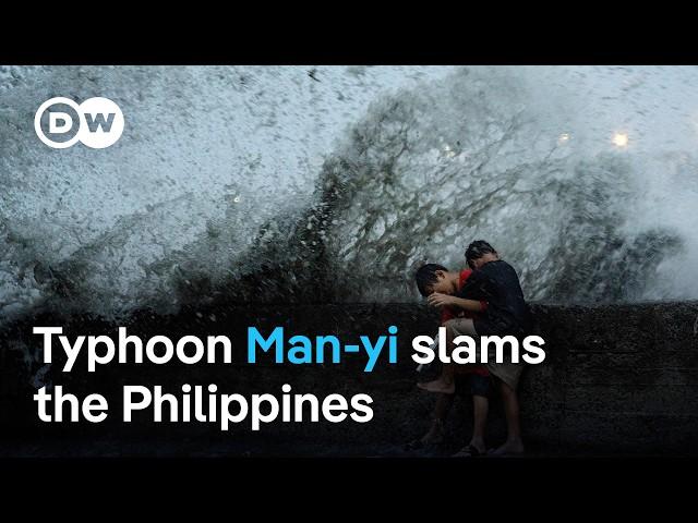 Super typhoon Man-yi is sixth major storm to batter the Philippines in the past month | DW News