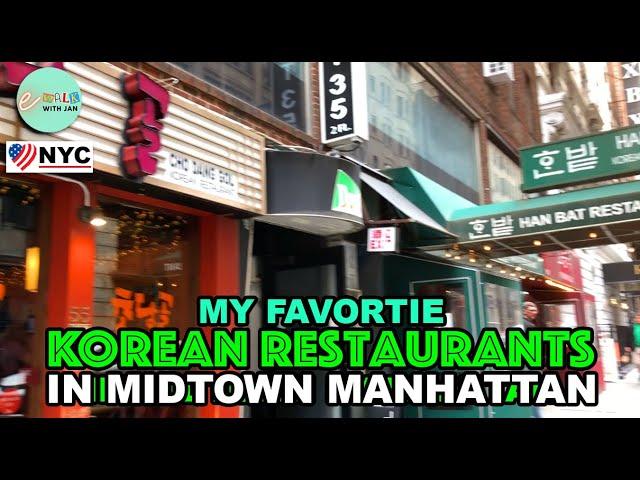  NYC Walk: Two of My favorite Korean Restaurants in Midtown Manhattan