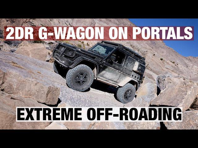 Extreme Off-Roading Rare Mercedes G-Wagon G500 SWB on Portal Axles in the Desert