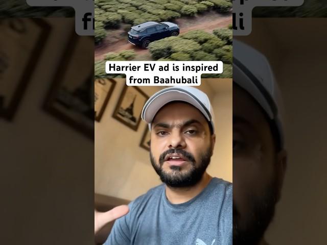 Finally a good car ad! #harrierev #tataev #baahubali