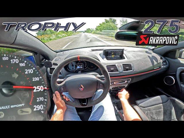 RENAULT MEGANE RS TROPHY 275 // TOP SPEED on AUTOBAHN