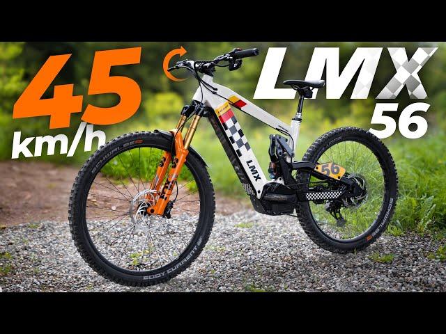 LMX 56: The mountain bike that goes at 45km/h without pedaling?!  and FR 