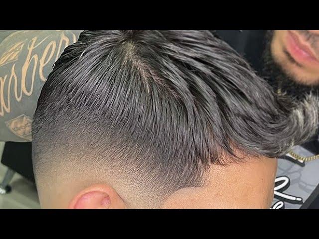 Corte quiff de salón paso a paso ( mid Fade )