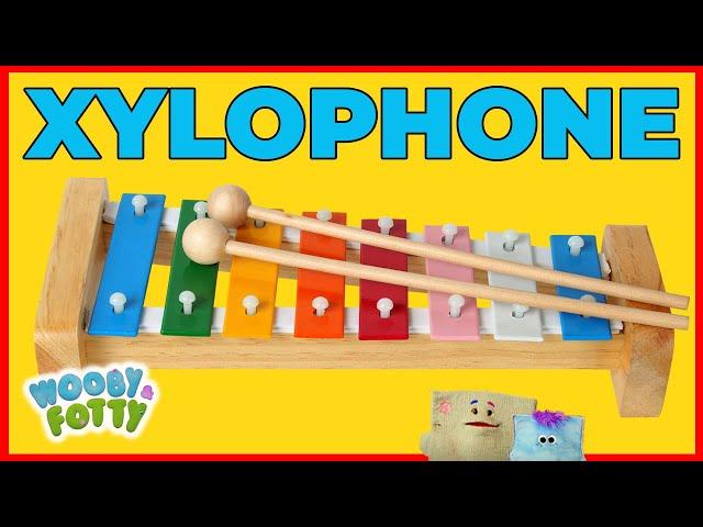 Wooby & Fotty Discover the Xylophone | Music & Instruments for Kids | Pre-School Puppet Show 