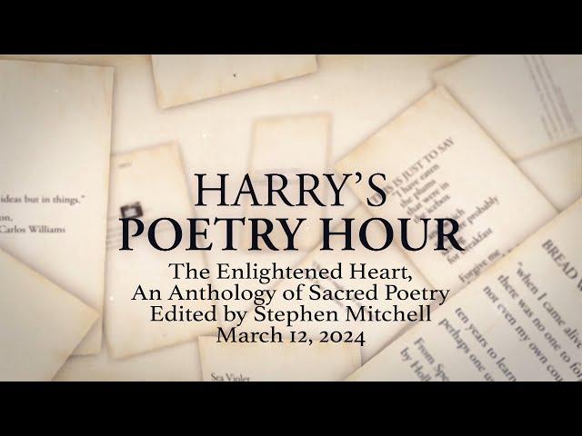 Harry's Poetry Hour: The Enlightened Heart