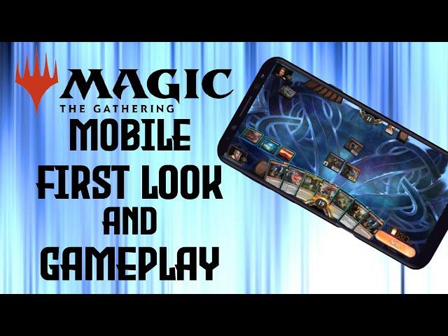 Magic Arena Mobile Gameplay And First Look Review | MTG Arena | MTGA | Android Mobile