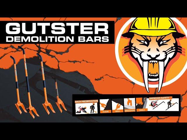 Gutster Demolition Bars | Toolstop.co.uk | Gutster.co.uk