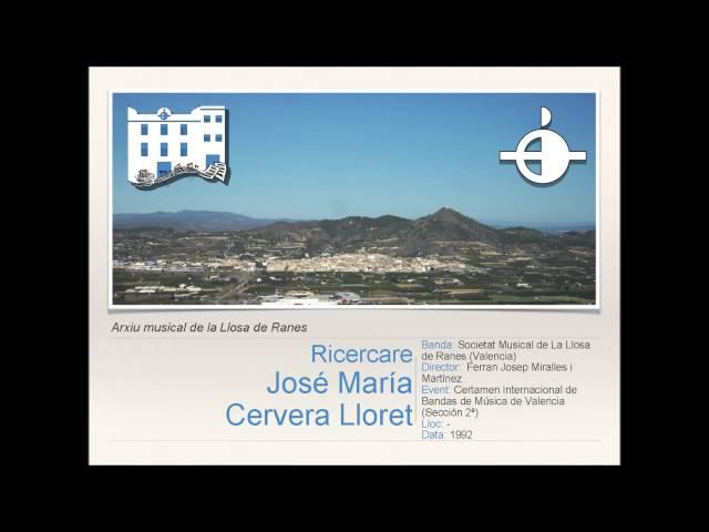 Ricercare - J.M.Cervera Lloret [Versión S.M.La Llosa de Ranes]