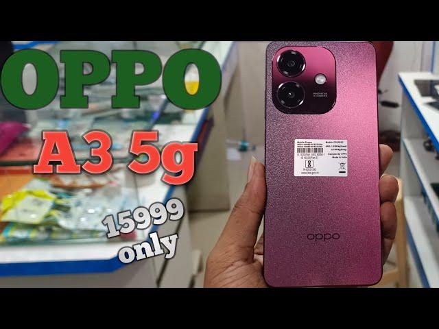 Oppo A3 5g Smart Phone Unboxing And Review 