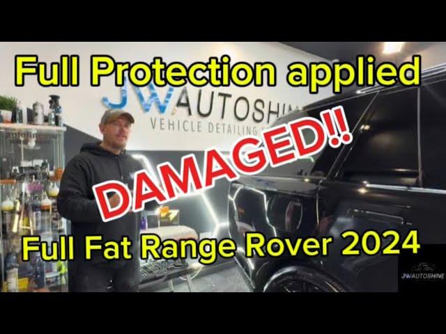 2024 Range Rover Autobiography full fat new car ceramic. WITH DAMAGE!
