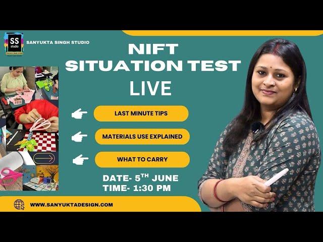 NIFT SITUATION TEST 2025 I LIVE