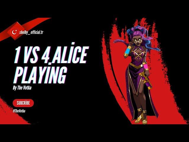 [Bullet Echo] 1 vs 4 SQUAD Alice Playing ️