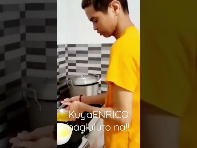 SA WAKAS!! KuyaENRICO nagluluto na!!