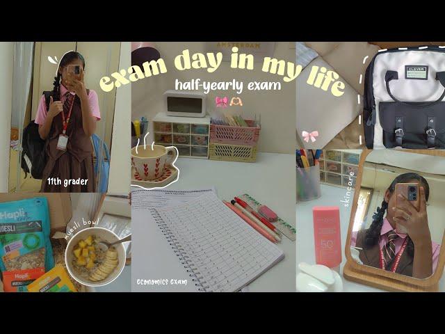 EXAM DAY IN MY LIFE  | economics,11th grader,study prep | Priya Tharshini