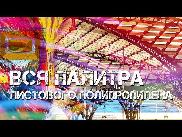 Цветные полипропиленовые листы (ПП)