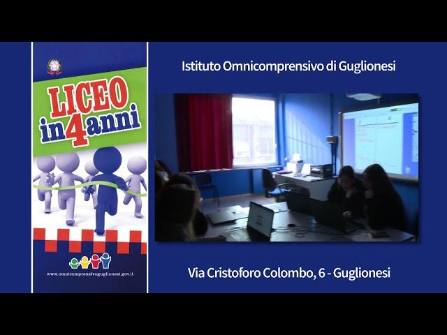 LICEO ECONOMICO SOCIALE IN 4 ANNI  GUGLIONESI