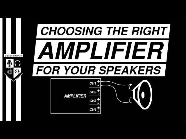 A SIMPLE Rule For Choosing An Amplifier | Ohms, Watts, & More