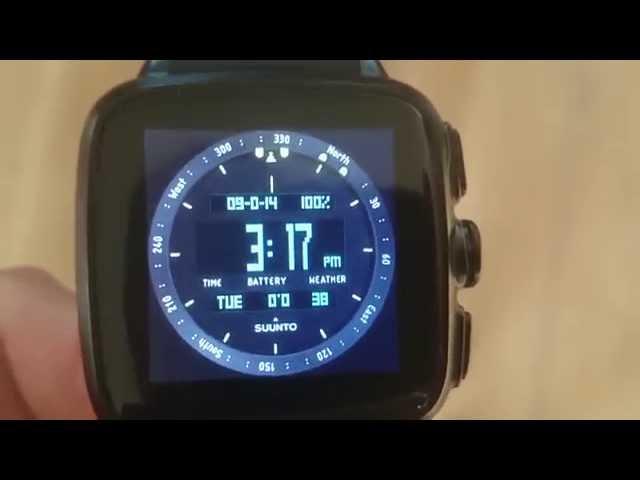 SWApp Link first Compass Clock Face on Omate TS