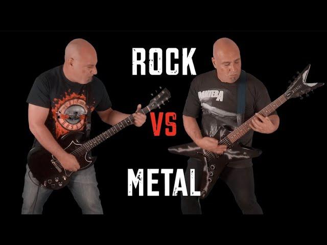 Rock VS Metal (Guitar Riffs Battle)